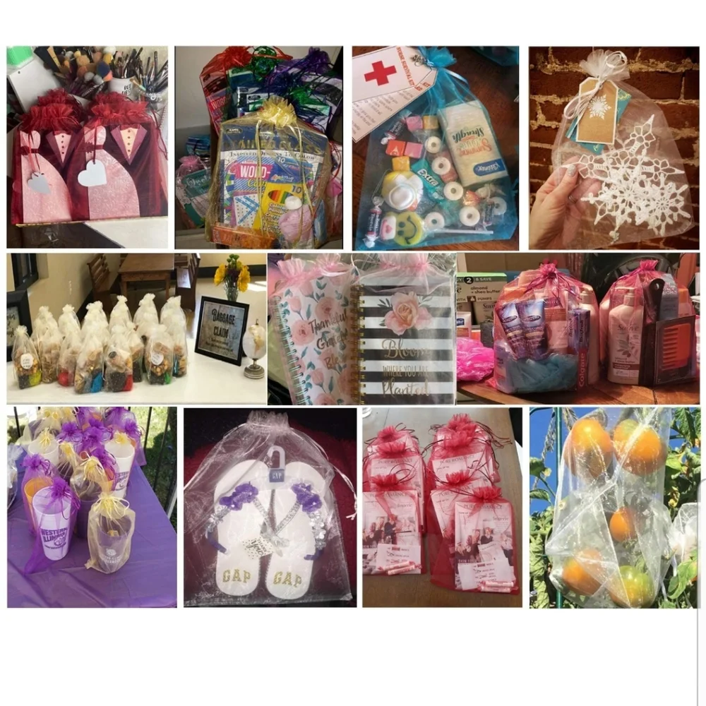 ✅️10 ct 12x16 Inches Organza Gift Bags with …